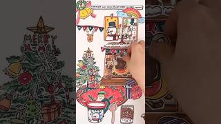 미리 크리스마스🎅🏻 산타 선물 언박싱 #asmr #paperdiy #paperpepper #christmas #drawing