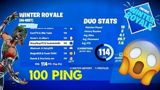 How i won $500 on 100 ping in Winter Royale day 2 (West)#winterroyale #SolarRc