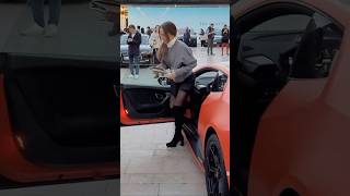 SUPER SEXY GIRL & LAMBORGHINI IN MONACO 2024 #luxurycar #automobile #supercarlifestyle #luxury #rich