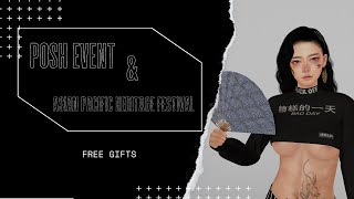 [SECONDLIFE] Free Gifts at ASIAN PACIFIC HERITAGE FESTIVAL & POSH EVENT