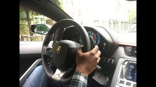 Lamborghini Aventador S Roadster - Start up, acceleration and onboard!