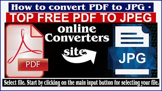 How to pdf to jpg | How to convert pdf to jpg