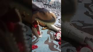 T-Rex Finds Dead allosaurus and megalodon after fight #trex #dinosaur @GreatNate98