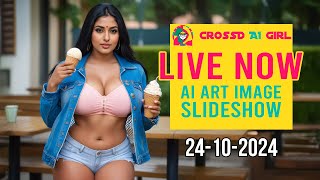 🔴 Live Now: Fashion Photography AI Art Image Slideshow | Model Look book #live #virtualinfluencer