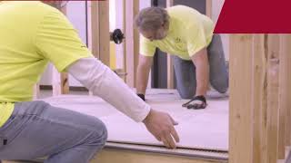 USG Fiberock® Underlayment over USG STRUCTO-CRETE® Brand Structural Panels Installation