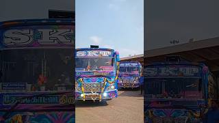 SKT new two bs6 first day 🎉 🥳 மதுரை 🔁 தேவகோட்டை #madurai #bus #skt #trending