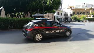 Passaggio seat leon carabinieri in sirena