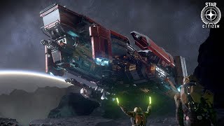 Star Citizen | Mining QUANTANIUM in a rented prospector!