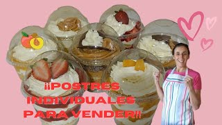 POSTRES INDIVIDUALES PARA VENDER!! 😋😋Emprende tu negocio!! 😍