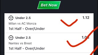 CONGRATULATIONS 💎🤩🎯TO 10+ODDS (BET WON) UNDER 2.5 LONGBET FOR THIS WEEKEND FOR THIS GAMES