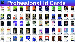 Professional Id Card Templates In PSD Files |Aneela Graphics|