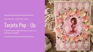 Tarjeta Pop Up muy cuqui. Mirad qué hay en el interior. TUTORIAL