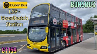 *Bohsbus* Dublin Bus Ride #333: Wright Gemini 2 B9TL GT159, Route: L59 Towards: Hazelhatch Station