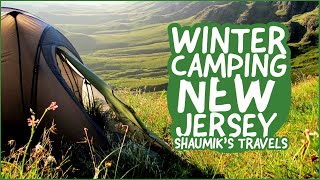 Camping in Snow | Winter Camping in Bass River State Forest, New Jersey