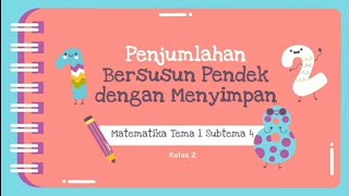 Materi Matematika Kelas 2 PENJUMLAHAN BERSUSUN PENDEK DENGAN MENYIMPAN