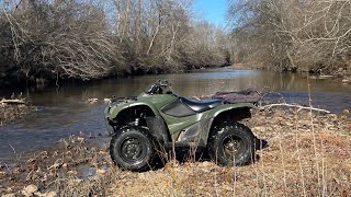 Honda Rancher Explores old Childhood Trails