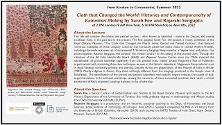 Talk - 'Cloth that Changed the World: Histories and Contemporaneity of Kalamkari Making'