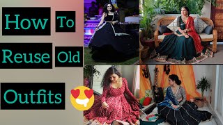 HOW TO REUSE OLD OUTFITS #newoutfitfromoldone #reuseideas #sareereuseideas