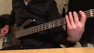 Metal band 1st time playing ballad #Gargoyle ♯約束の地で (Bass cover)