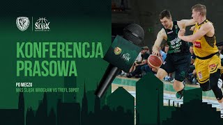 Konferencja prasowa po meczu WKS Śląsk Wrocław - Trefl Sopot (19.10.2024 r.)