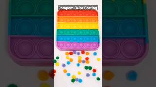 Pompom Color Sorting Activity | Learn Colors | Educational Videos for Toddlers