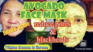 FRESH AVOCADO FACE MASK | YOGHURT AND HONEY|BENEFITS|Heals Acne/Pimples|Reduce Pores and Blackheads