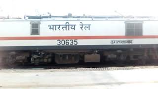 Shatabdi express train arriving in panipat