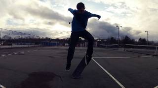 Slow-Mo Fakie Laser Flip