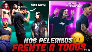 PELEANDO TODO EL DÍA FRENTE A TODOS 🤯 Jukilop | Kimberly Loaiza