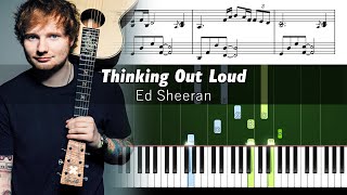 Ed Sheeran - Thinking Out Loud - Piano Tutorial with Sheet Music