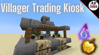 How to Make a Villager Trading Kiosk - An Easy Tutorial and Quick Build