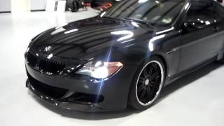 2007 BMW M6 BLACK CUSTOMIZED, VORSTEINER BODY PKG, VELLANO WHEELS