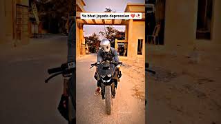 ya to bhut depressed 😔🥀 #bike #shortvideo #ktmrc200 #motivation #beinghunter7