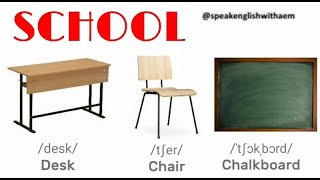 SCHOOL 🏫 🎒 in English _ VOCABULARY