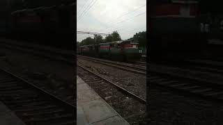 Desels locomotive crossing at Narela