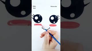 Cute drawing// Satisfying creative Art. #Easy_Drawing. #Shorts