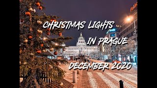 Christmas lights in Prague 2020