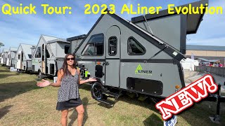 Tour The NEW 2023 Aliner Evolution Pop-up Towable Camper