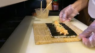 Salmon and Tuna sushi ! Japanese cuisine