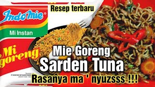 Makanan tradisional-mie goreng sarden tuna resep hotel berbintang