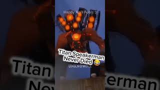 RIP Titan Speakerman 😢💔 #edit #fyp #skibiditoilet #aprilfools #unknownx