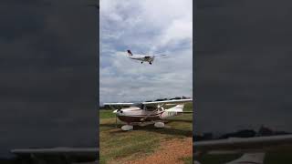 Sobrevolando un hato en Cojedes, Venezuela.