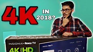 Should You Buy a 4K TV in LATE 2018? | Insignia 43" UNBOXING & IMPRESSIONS