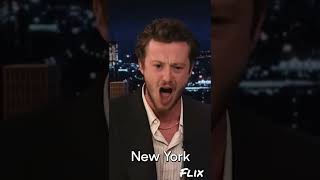 Joseph Quinn does New Yorker accent 😆#strangerthings #shorts #viral