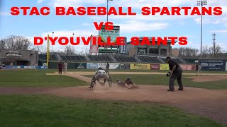 Epic Showdown: Stac Spartans Vs. D'youville University Saints In Game 3 Of Series!