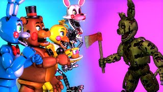 [FNAF C4D SPEED ART] Toy Animatronics VS Springtrap