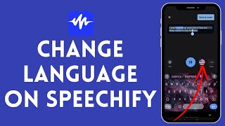 How to Change Language on Speechify (2024) | Edit Language on Speechify