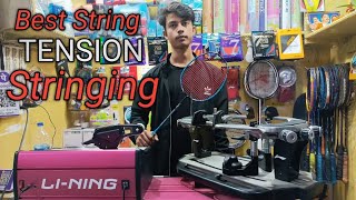 Choose your best String for Badminton Stringing. Badminton String sound check.