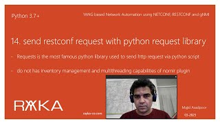 14. send restconf request with python request library