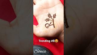 "R" Letter Mehndi Design 😍